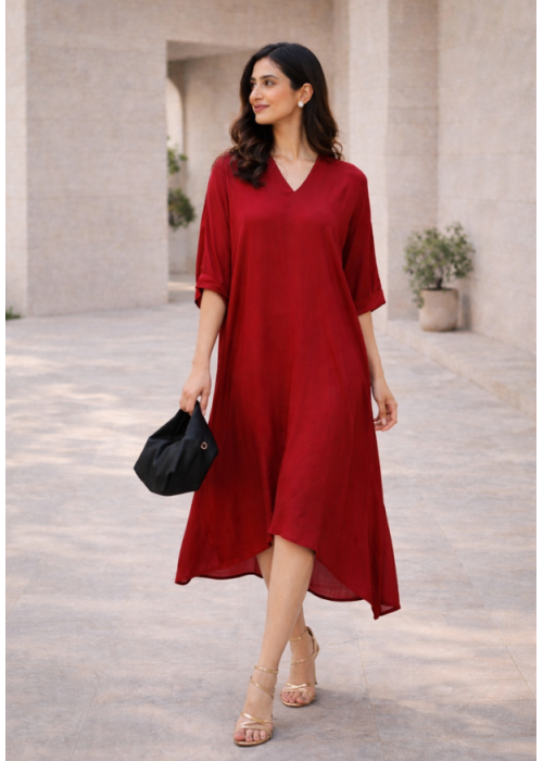 MARINA LONG DUNE DRESS